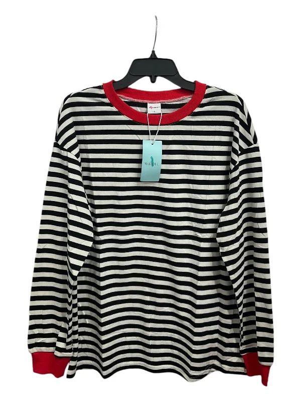 women's tops for those who want to stay warm and stylish during colder weatherTop Long Sleeve By Clothes Mentor In Striped Pattern, Size: L