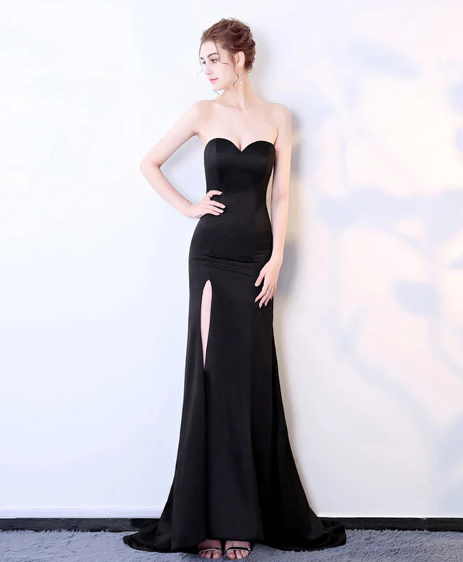 Chiffon DressMermaid Sweetheart Neck Long Prom Dress, Evening Dress