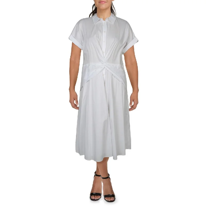 Wedding DressLauren Ralph Lauren Womens Daytime Midi Shirtdress