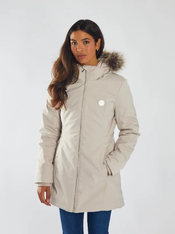 women's coats with adjustable sleevesOona Jacket Chateau Grey