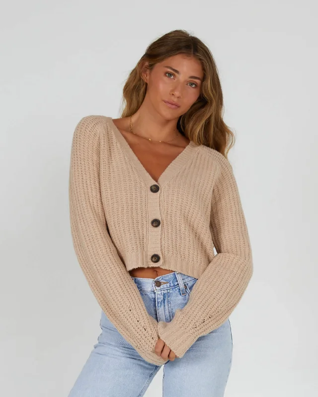 women's coats for cold weatherLighthouse Cardigan - Oatmeal