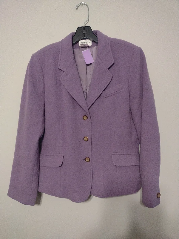 women's coats with cropped lengthsBlazer By Chadwicks  Size: L