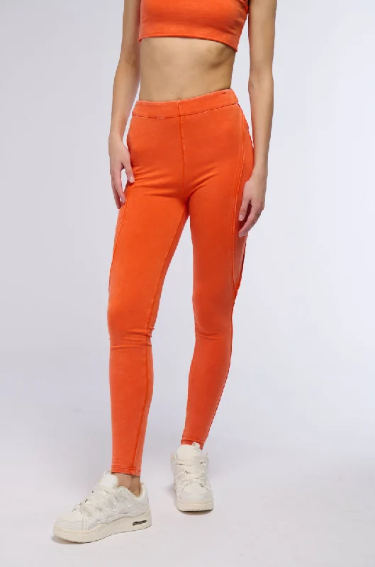 WE BELONG TOGETHER LEGGING IN ORANGE