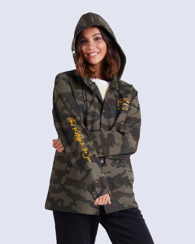 women's duffle coatsStealth Snap Jacket - Camo