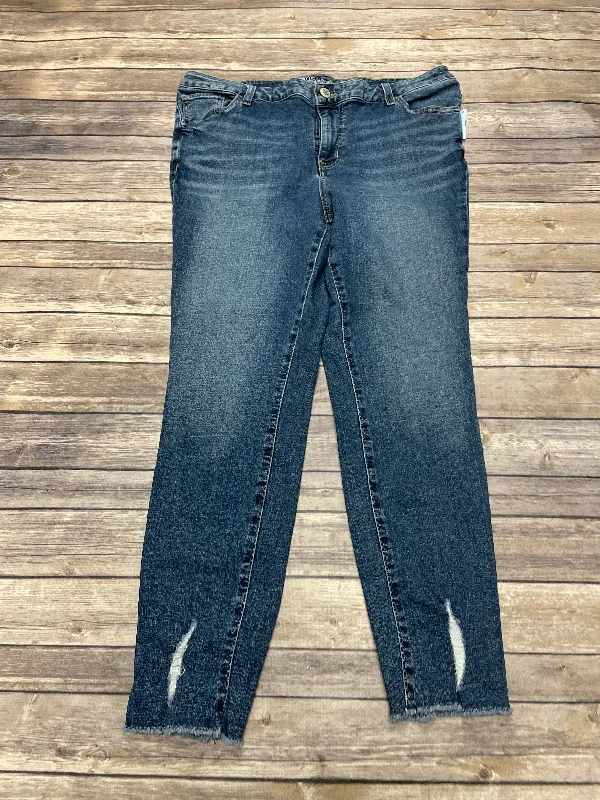 women's denim jeans for a flattering silhouetteJeans Skinny By Maurices In Blue Denim, Size: 12