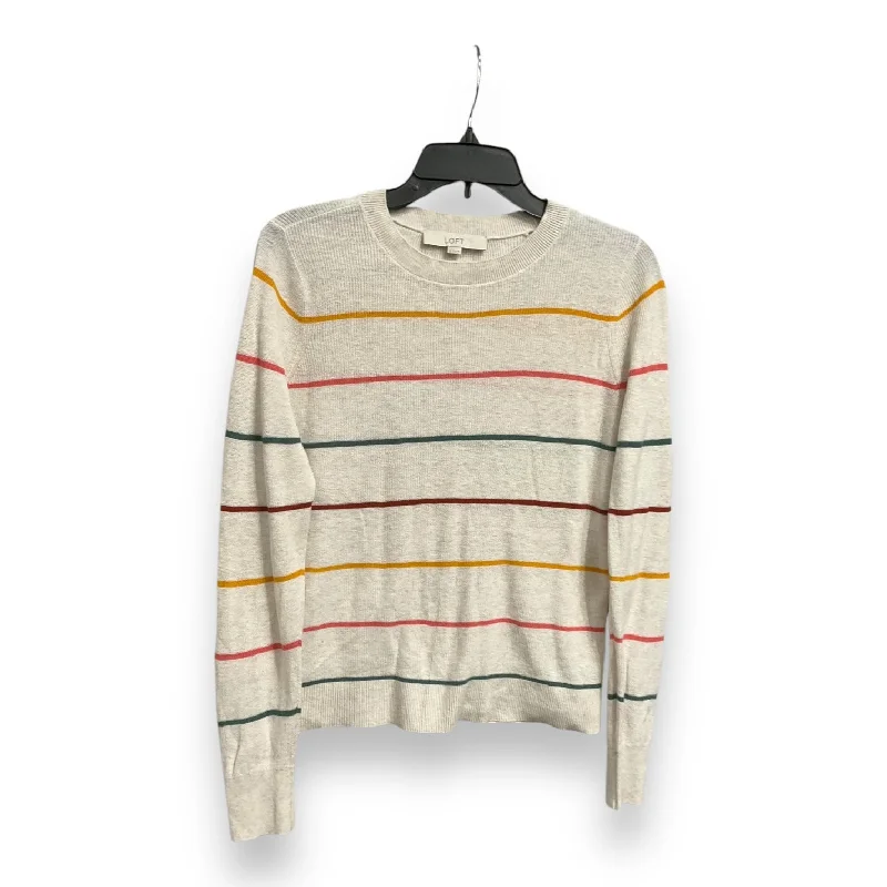 women's tops for those who want to stay updated with the latest fashion trendsTop Long Sleeve By Loft In Striped Pattern, Size: S