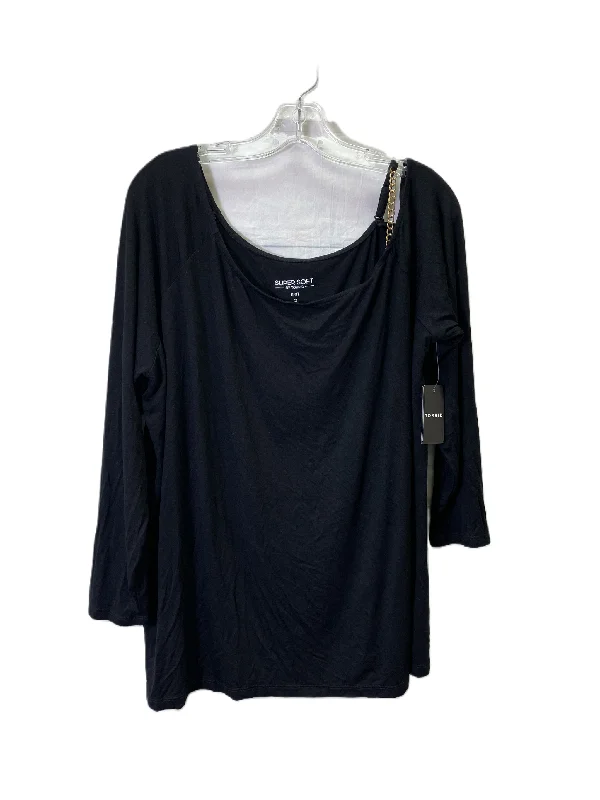 women's tops for those who want to wear pieces that are both comfortable and stylishTop Long Sleeve By Torrid In Black, Size: 2x