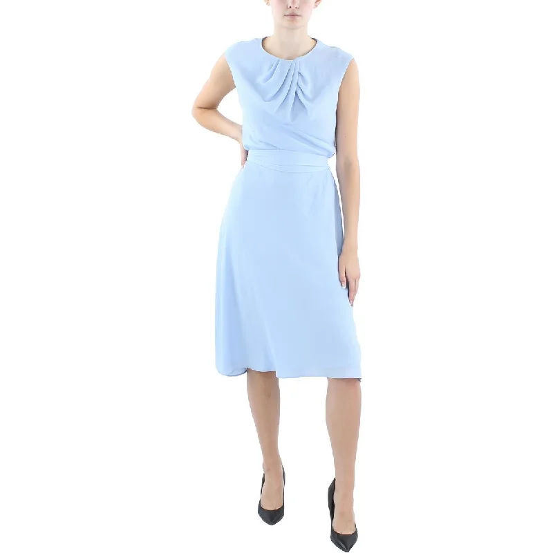 Body-Hugging DressLauren Ralph Lauren Womens Bubble Crepe Midi Midi Dress