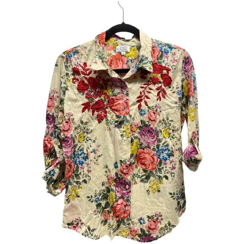 women's tops with bell sleevesTop Long Sleeve By Clothes Mentor In Floral Print, Size: S