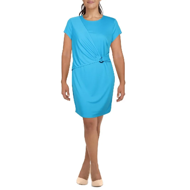 women's bespoke dressesLauren Ralph Lauren Womens O-Ring Jersey Midi Dress