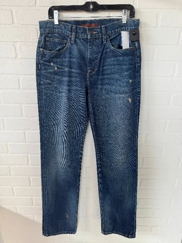 women's denim jeans for a relaxed lookJeans Straight By Joes Jeans In Blue Denim, Size: 12