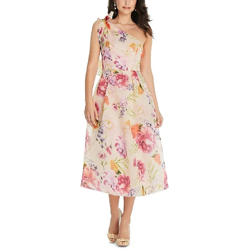 women's bodycon dressesAlfred Sung Womens Floral Print  Midi Dress