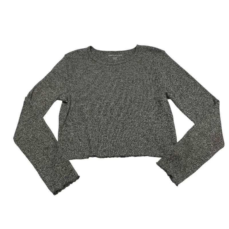 women's tops for those who want to create outfits that are both trendy and timelessTop Long Sleeve Basic By American Eagle In Grey, Size: Xl