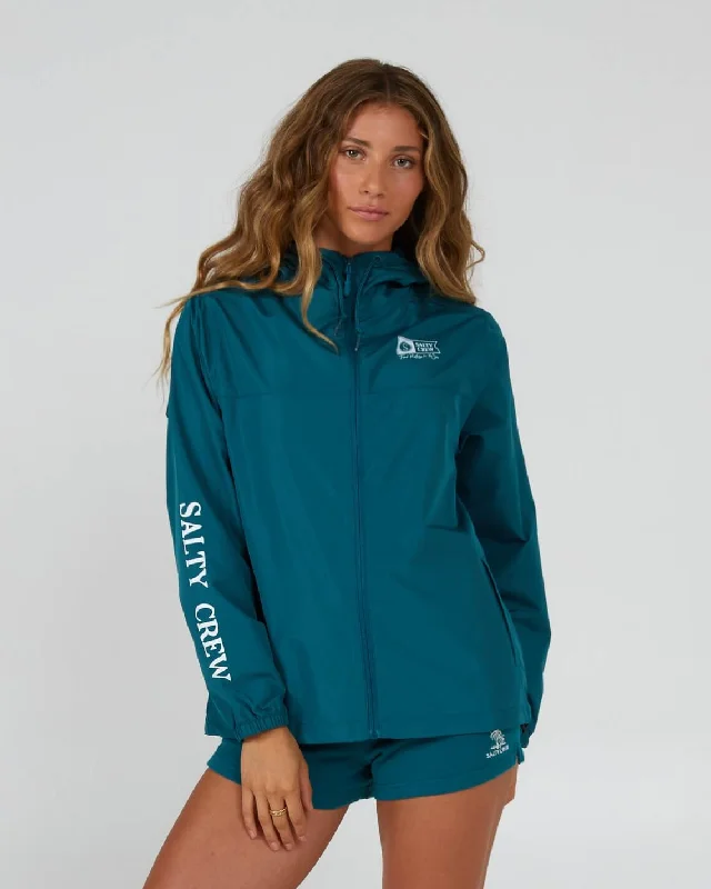 women's coats for relaxed weekendsFrits Windbreaker - Kelp