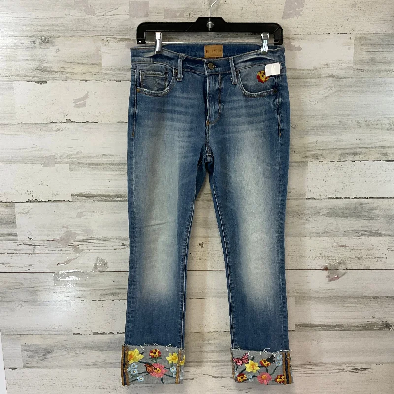 women's denim jeans for a casual FridayJeans Cropped By Driftwood In Blue, Size: 4