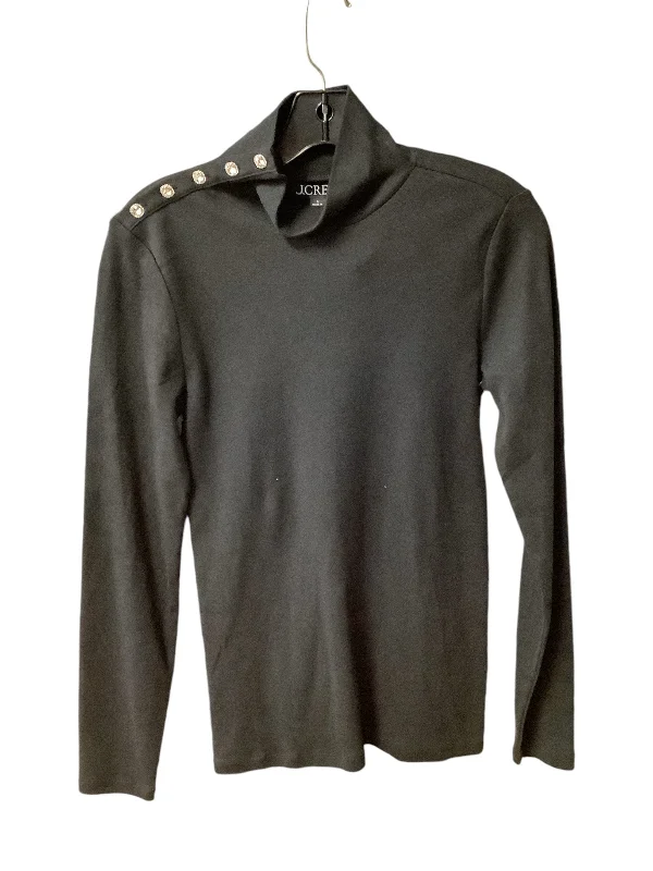 women's tops for relaxed weekendsTop Long Sleeve By J Crew In Black, Size: S