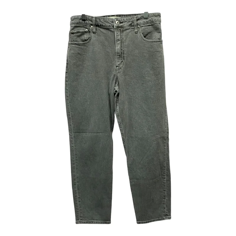 women's denim jeans for workoutsJeans Straight By Abercrombie And Fitch In Grey Denim, Size:8