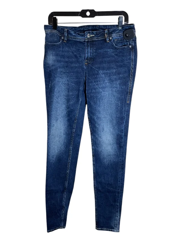 women's denim jeans for formal eventsJeans Skinny By Harley Davidson In Blue Denim, Size: 10