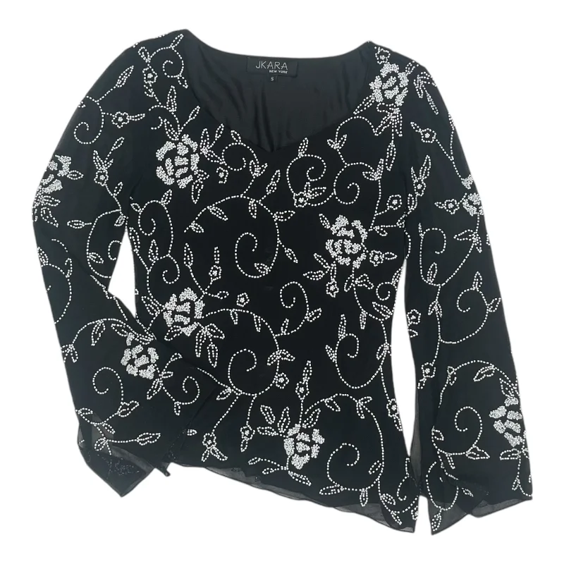 women's tops for those who love bold and vibrant colorsBlouse Ls By Clothes Mentor In Black, Size:S