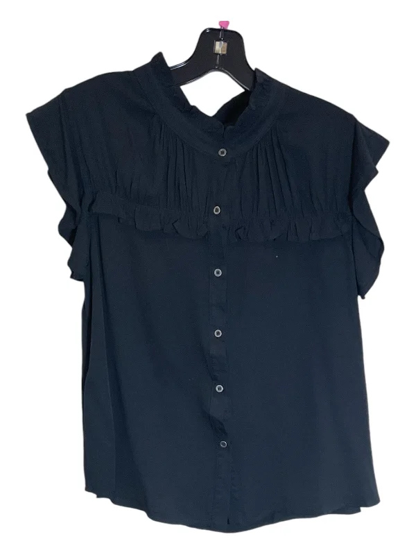 women's tops for everyday eleganceBlouse Short Sleeve By Clothes Mentor In Black, Size: S