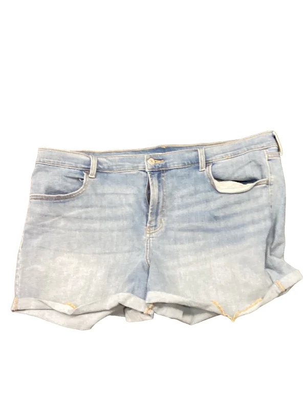 women's floral shortsBlue Denim Shorts Old Navy, Size 18