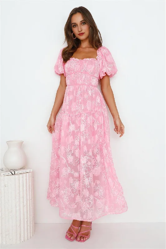 women's everyday dressesWeekly Escape Maxi Dress Pink