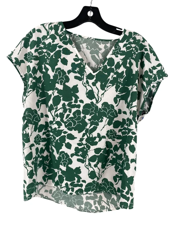 tank tops for womenBlouse Short Sleeve By Clothes Mentor In Green, Size: M