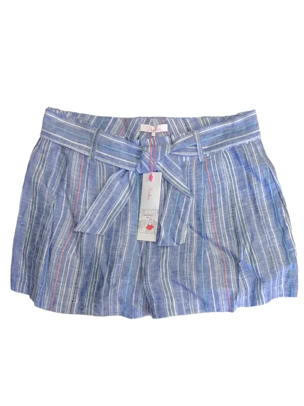 women's elegant shortsBlue Shorts Parker, Size 8