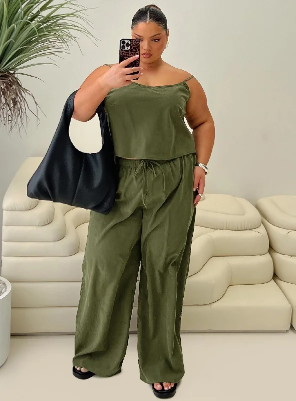 Paigey Set Khaki Curve