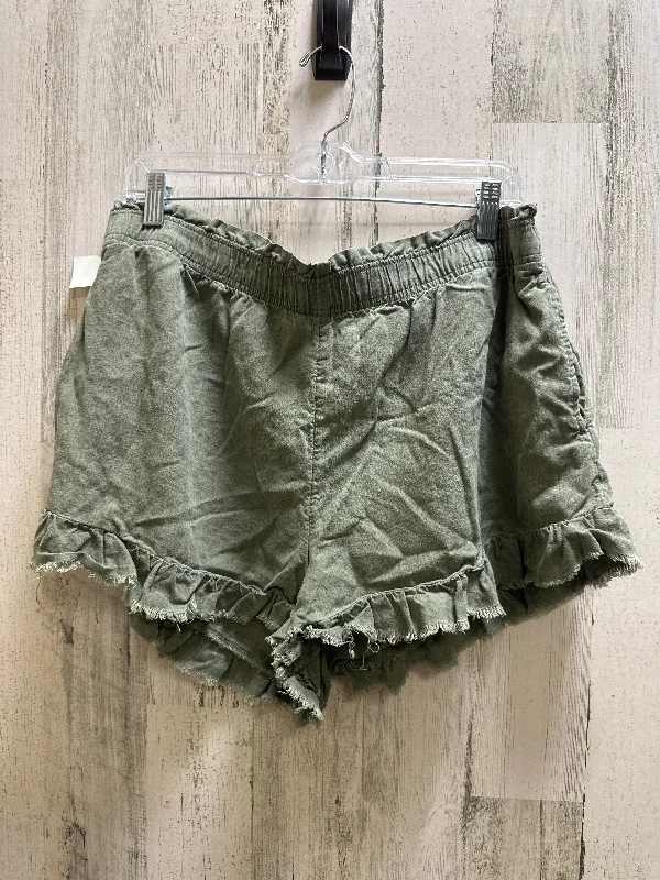 women's cotton shortsGreen Shorts Aerie, Size Xl