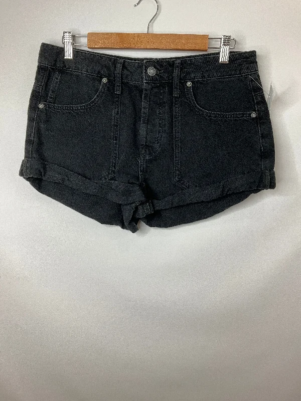 women's cotton shortsBlack Denim Shorts We The Free, Size 8