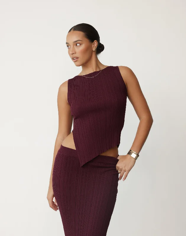 Kienna Top (Plum)