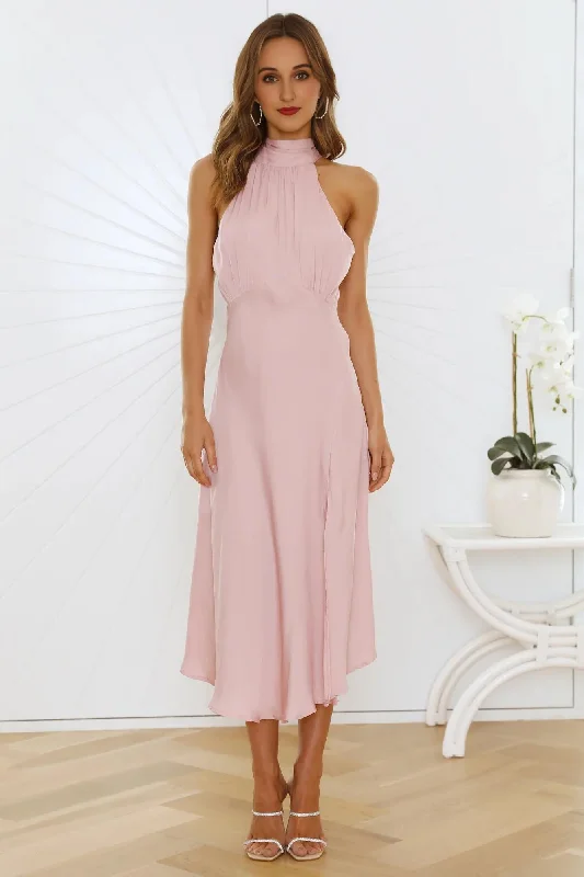 Cut-Out DressNo Tears Here Maxi Dress Blush