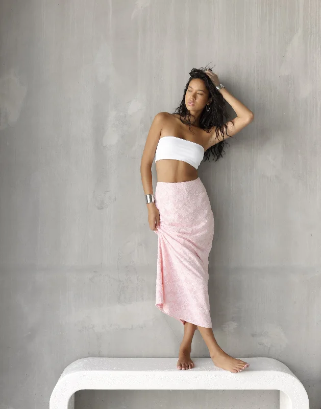 Juliet Maxi Skirt (Blush)