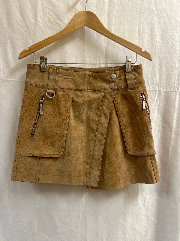 women's zip-up skirtsSkirt Mini & Short By Free People  Size: 2