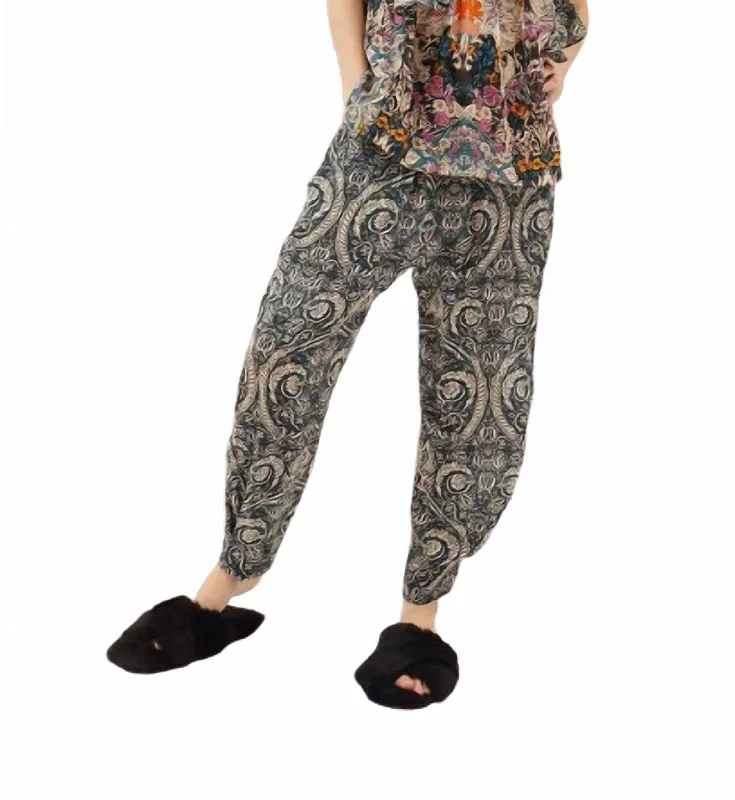 women's thermal pantsBesalu Floral Pants In Mix 2 Green