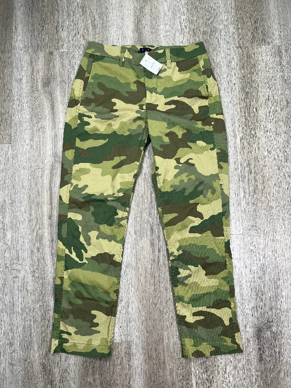 women's casual pantsCamouflage Print Pants Cargo & Utility J. Crew, Size S