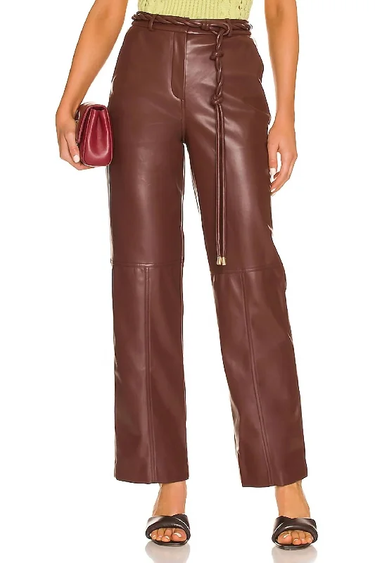 women's corduroy pantsDasha Pant In Mahogany