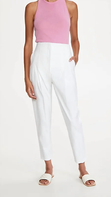 women's floral pantsDavon Pant In White