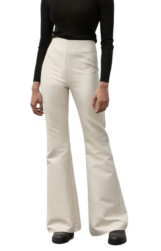 women's convertible pantsFlared Pant In Pearl