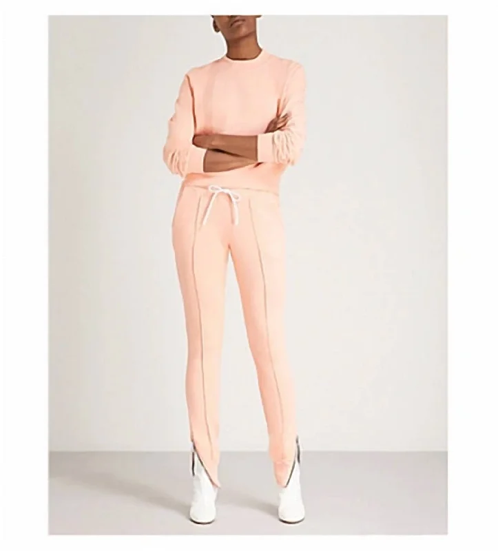 women's travel pantsMilan Jogger In Pastel Coral