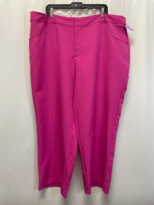 women's adventure pantsPink Pants Dress Fashion Nova, Size 3x