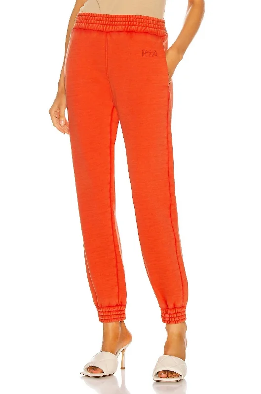 women's high-performance pantsSydney Sweatpant In Faded Orange