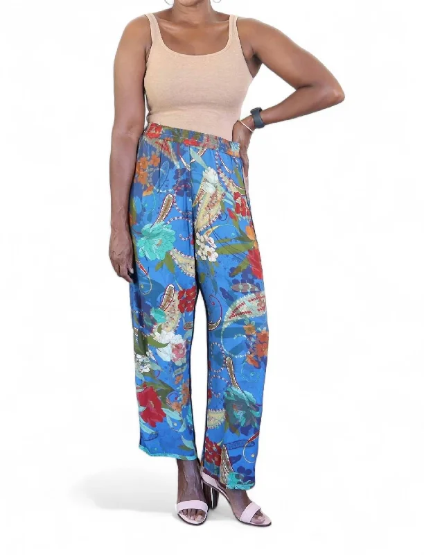 women's summer pantsTeebee Reversible Tiana Pant In Multi