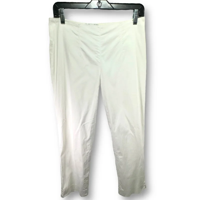 women's affordable pantsWhite Pants Designer St John Collection, Size 4