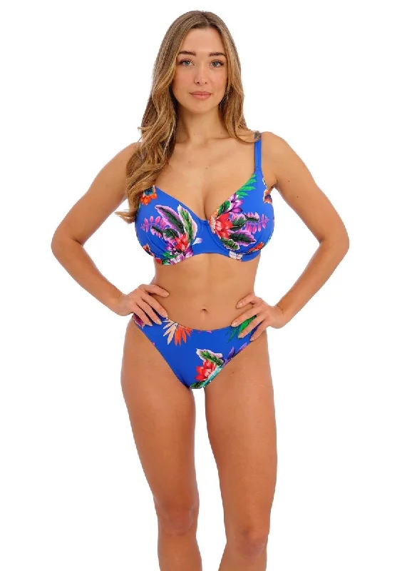 Quick-Dry Cover-Up FemaleHalkidiki Ultramarine Full Cup Bikini Top - FS501901