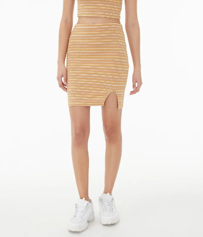 women's club dressesAeropostale Women's Striped Bodycon Skirt***