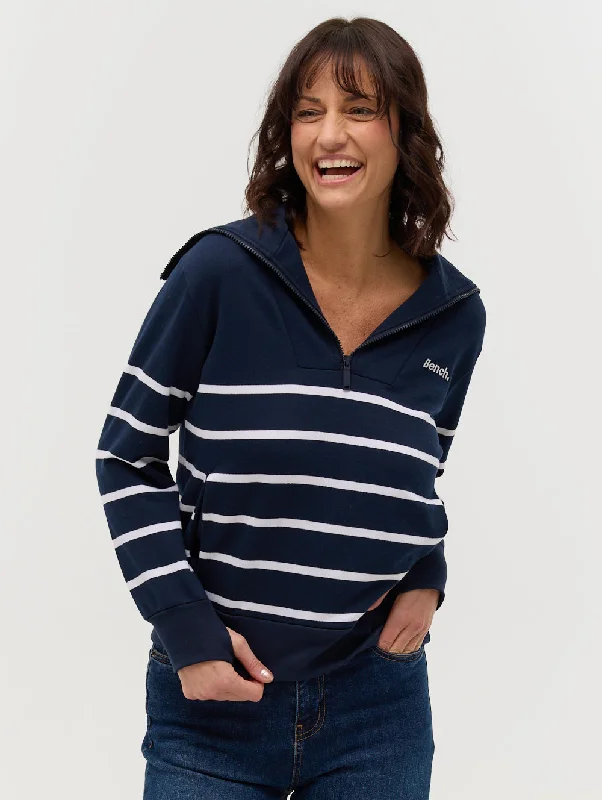 Baby SweatersNara Half-Zip Stripe Sweater