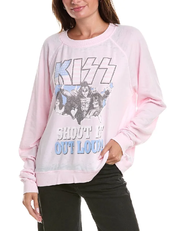 Oversized SweatersRecycled Karma KISS Shout It Out Loud! Pullover