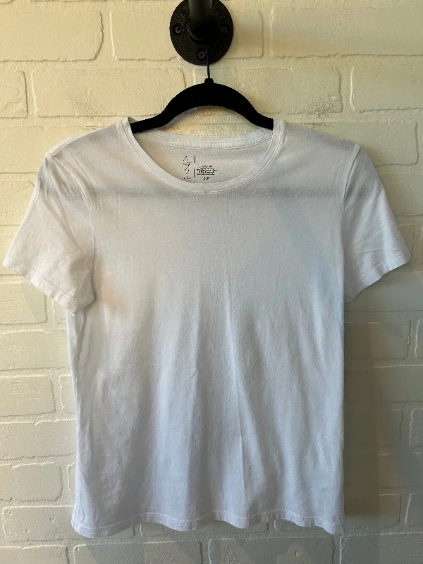 women's tops for those who want to wear pieces that are both comfortable and stylishTop Short Sleeve Basic By Joie In White, Size: S